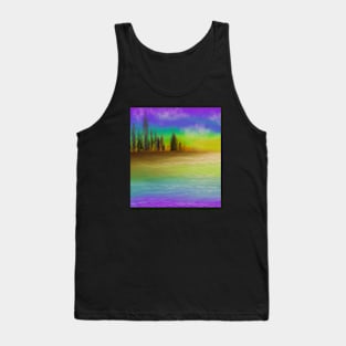 Cotton Candy Sunset Tank Top